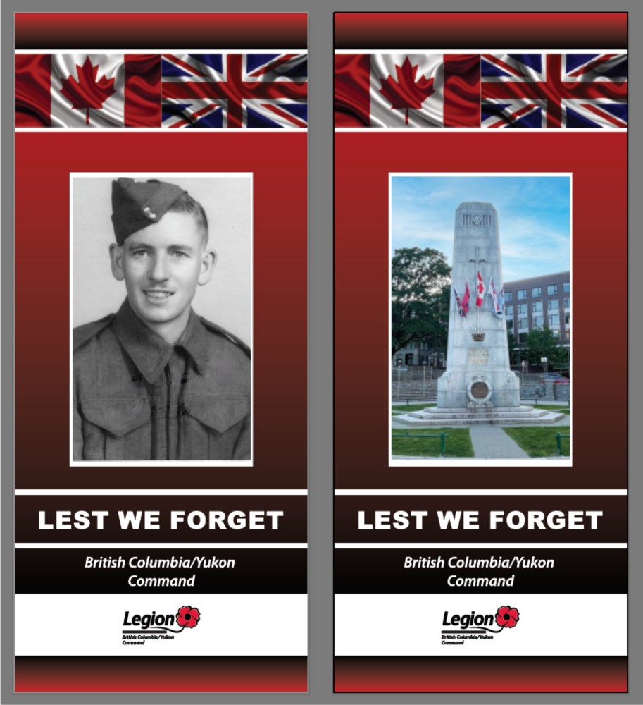 Example banners with Veteran photos